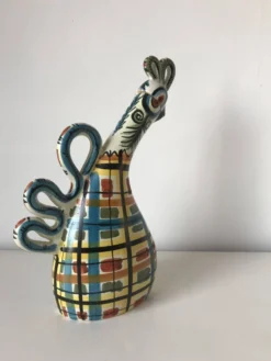 Bouteille céramique zoomorphe, Kéraluc, Georges Allier, années 50