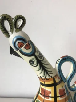 Bouteille céramique zoomorphe, Kéraluc, Georges Allier, années 50