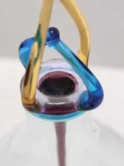 Bouteille à décanter postmoderne en verre de Murano par Vincenzo Nason, Italie