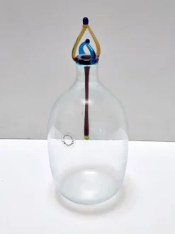 Bouteille à décanter postmoderne en verre de Murano par Vincenzo Nason, Italie