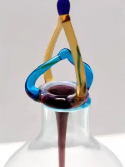 Bouteille à décanter postmoderne en verre de Murano par Vincenzo Nason, Italie