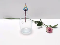Bouteille à décanter postmoderne en verre de Murano par Vincenzo Nason, Italie