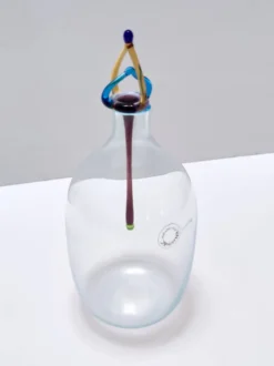 Bouteille à décanter postmoderne en verre de Murano par Vincenzo Nason, Italie
