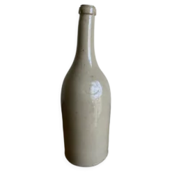 Bouteille de grès penchée début 20e