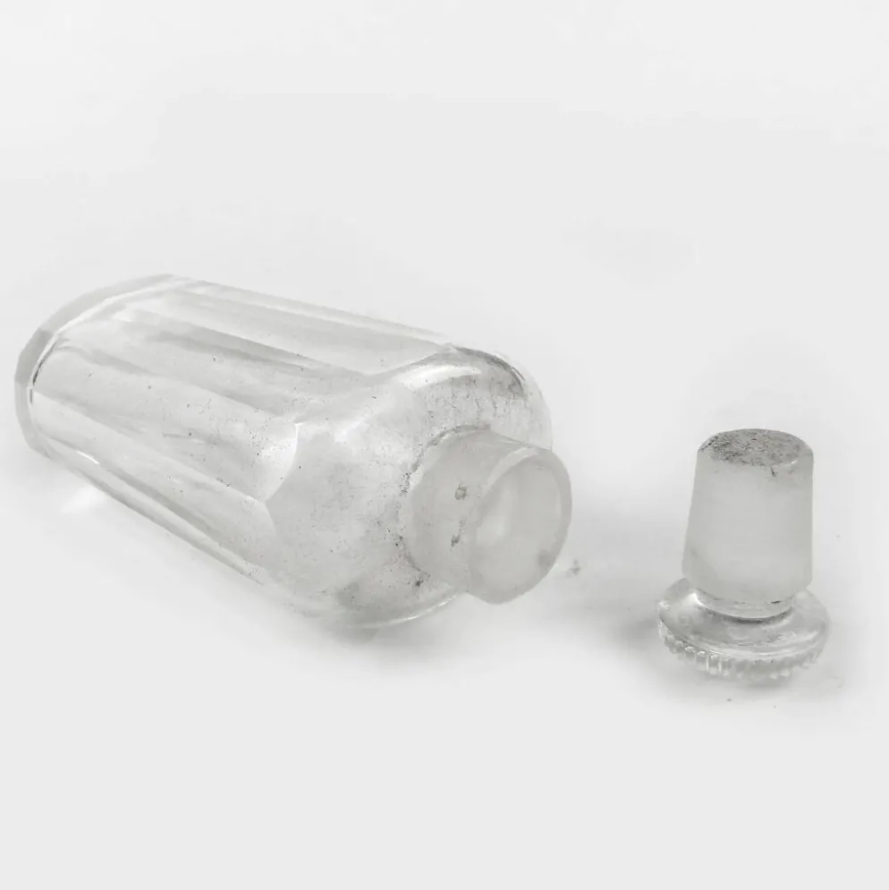 Bouteille de parfum Art Déco, cristal, France, années 1930