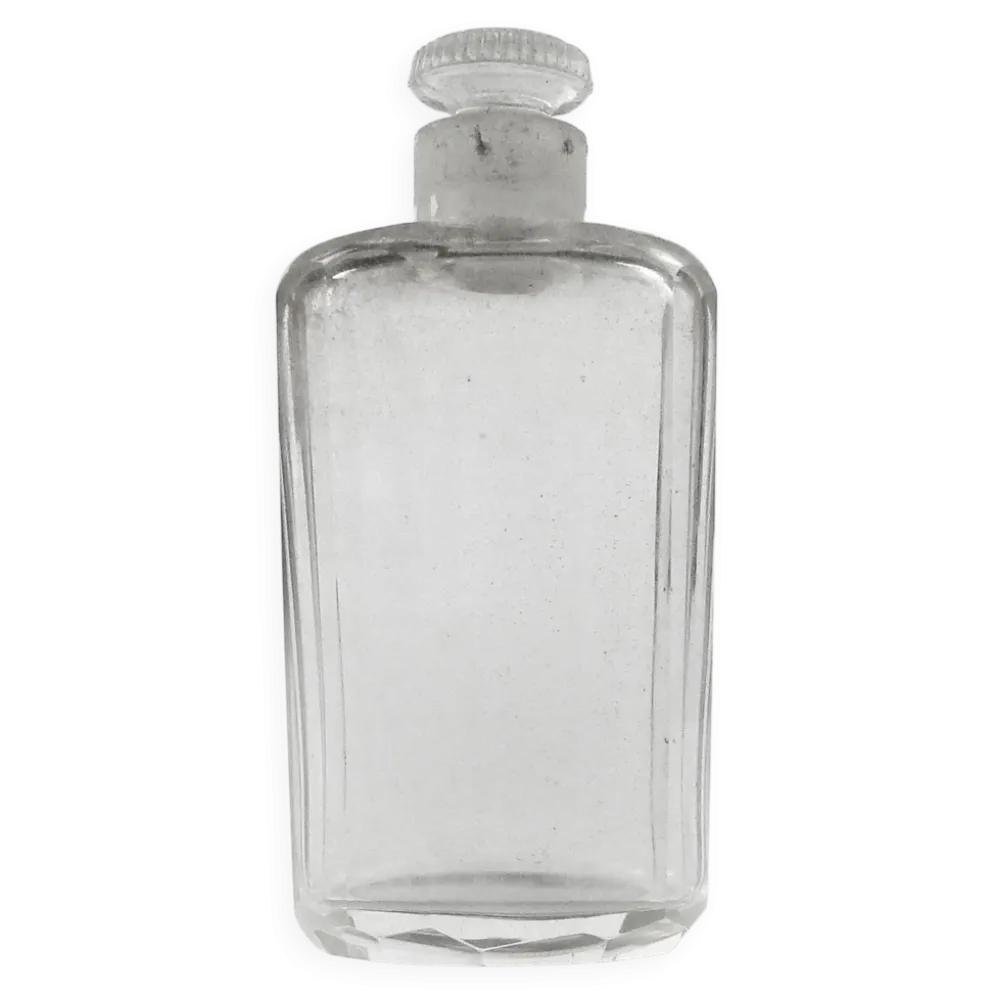 Bouteille de parfum Art Déco, cristal, France, années 1930