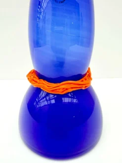 Bouteille de Vincenzo Nason & Cie en verre de Murano, Italie 1980