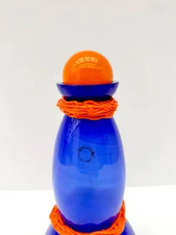 Bouteille de Vincenzo Nason & Cie en verre de Murano, Italie 1980