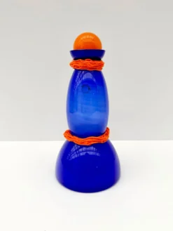 Bouteille de Vincenzo Nason & Cie en verre de Murano, Italie 1980