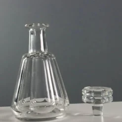 Bouteille en cristal Baccarat vintage France XX Century