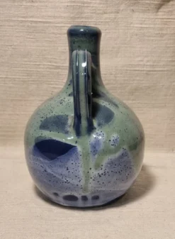 Bouteille en grès émaillé