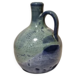 Bouteille en grès émaillé