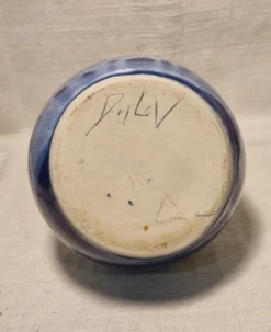 Bouteille en grès émaillé