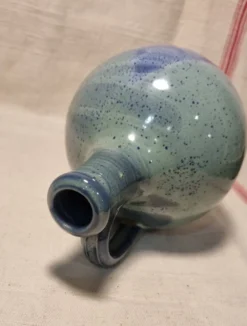 Bouteille en grès émaillé