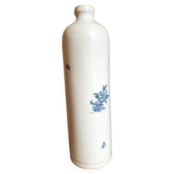Bouteille en grès peinte