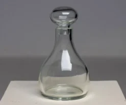 Bouteille en verre de Murano, soufflée à la main, Design Elegant, Italie, 1977