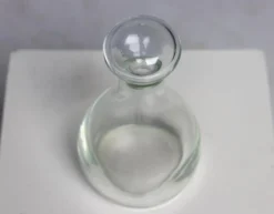 Bouteille en verre de Murano, soufflée à la main, Design Elegant, Italie, 1977