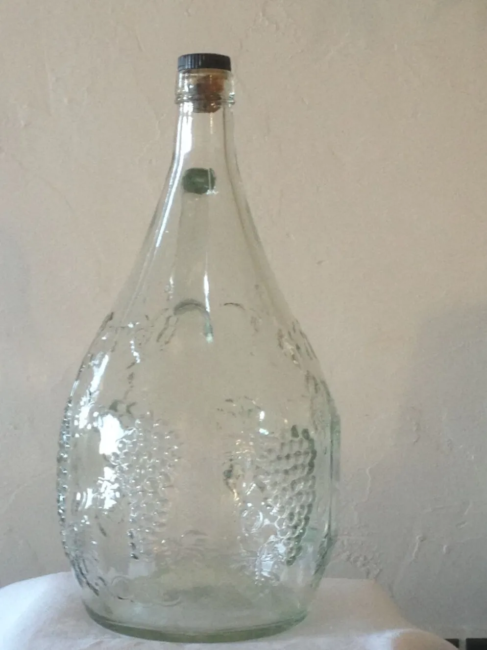 Bouteille en verre moulé vintage 1,75cl