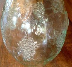 Bouteille en verre moulé vintage 1,75cl