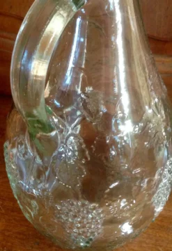 Bouteille en verre moulé vintage 1,75cl