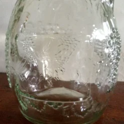Bouteille en verre moulé vintage 1,75cl