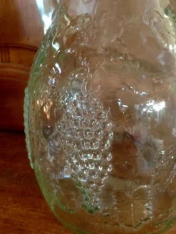 Bouteille en verre moulé vintage 1,75cl