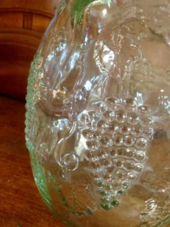 Bouteille en verre moulé vintage 1,75cl