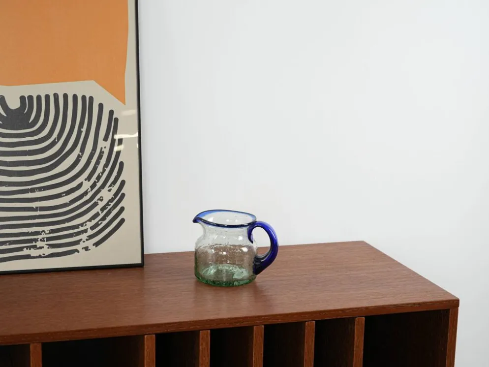 Bouteille en verre pour lait, design italien, années 1970, fabriquée en Italie