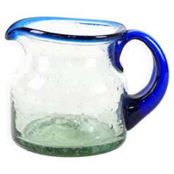 Bouteille en verre pour lait, design italien, années 1970, fabriquée en Italie