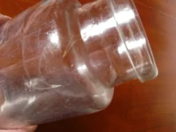 Bouteille en verre soufflé