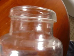 Bouteille en verre soufflé