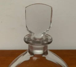 Bouteille en verre suédoise vintage d'Orrefors