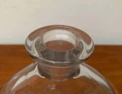 Bouteille en verre suédoise vintage d'Orrefors