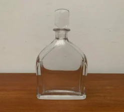 Bouteille en verre suédoise vintage d'Orrefors