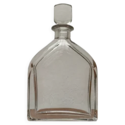 Bouteille en verre suédoise vintage d'Orrefors