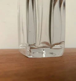 Bouteille en verre suédoise vintage d'Orrefors