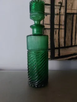 Bouteille en verre vintage Italienne