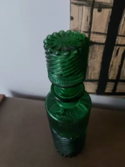 Bouteille en verre vintage Italienne
