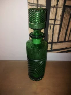 Bouteille en verre vintage Italienne