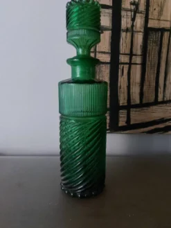 Bouteille en verre vintage Italienne