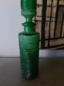 Bouteille en verre vintage Italienne