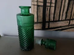 Bouteille en verre vintage Italienne