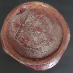 Bouteille flacon en grès vernissé poterie de Mango