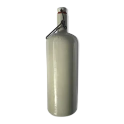 Bouteille grès blanche hermétique ancienne