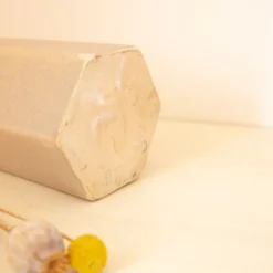 Bouteille grès d'alsace forme hexagonale