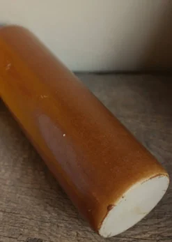 Bouteille haute à liqueur grès vintage