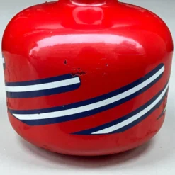 Bouteille Lacryma Christi rouge Beccaro Italie années 70 Pop Art Space Age
