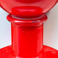 Bouteille Lacryma Christi rouge Beccaro Italie années 70 Pop Art Space Age