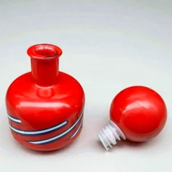 Bouteille Lacryma Christi rouge Beccaro Italie années 70 Pop Art Space Age