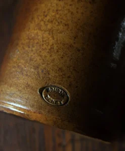 Bouteille à liqueur bec verseur grès vintage Bourne Deney